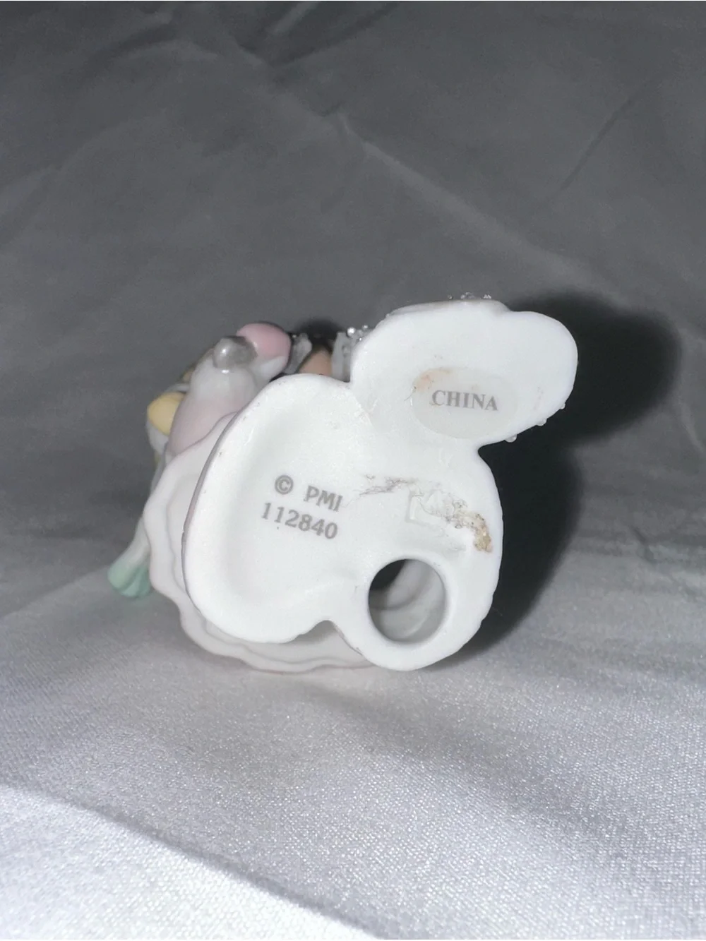 Precious Moments giro building snowman Christmas ornament 112840